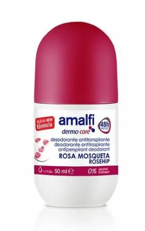 AMALFI Дезодорант роликовый Rosehip  50мл