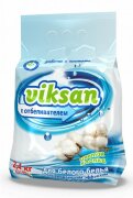 Viksan стиральный порошок +отбеливатель для белого "Цветок хлопка" 2,4кг  