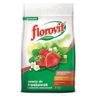 FLOROVIT для клубники, земляники и ягодных кустарников 3 кг FLOROVIT для клубники, земляники и ягодных кустарников 3 кг