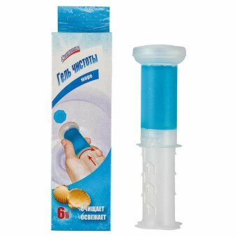Гелевый диск чистоты WC с дозатором "Свежинка" море, 6шт