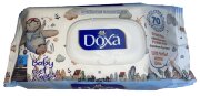 DOXA детские влажные салфетки Голубые 70шт