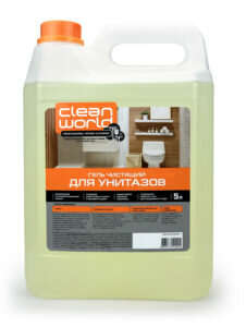 ЧИСТО WC дезинфицирующий гель для чистки унитаза 5л, канистра ЧИСТО WC дезинфицирующий гель для чистки унитаза 5л, канистра