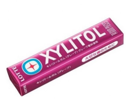 Lotte Резинка жевательная Xylitol виноград, 21г