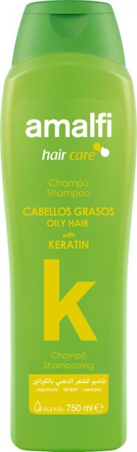 AMALFI шампунь Кератиновый Keratin greasy hair mojito для жирных волос 750мл