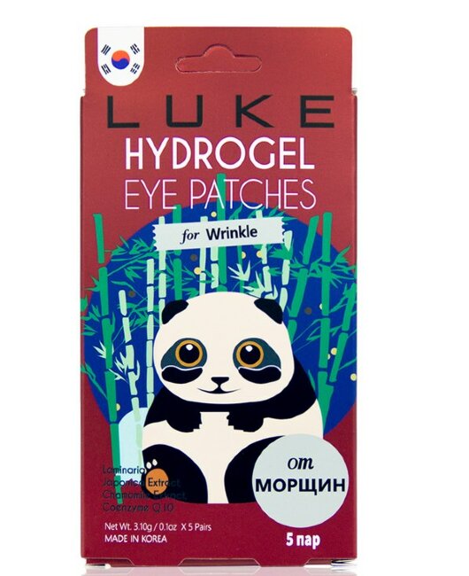Гидрогелевые патчи для кожи вокруг глаз LUKE против морщин, с коэнзимом Q10. 5 пар/10 шт. Гидрогелевые патчи для кожи вокруг глаз LUKE против морщин, с коэнзимом Q10. 5 пар/10 шт.