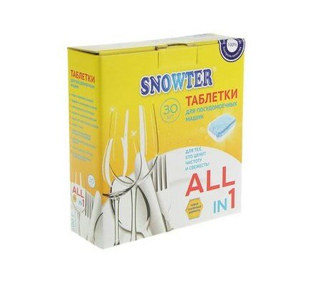 Snowter Таблетки для ПММ 30шт Snowter Таблетки для ПММ 30шт