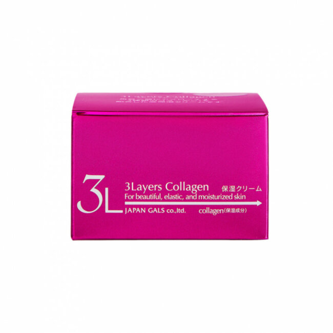 JAPAN GALS Увлажняющий крем 3 Слоя Коллагена 60 гр