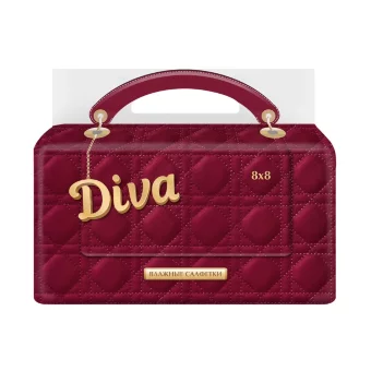 Diva Салфетки влажные очищающие универсальные mix, 8х8шт