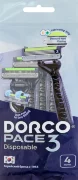 Dorco Pace 3 одноразовая бритва 4шт, 3 лезвия, увл. полоска