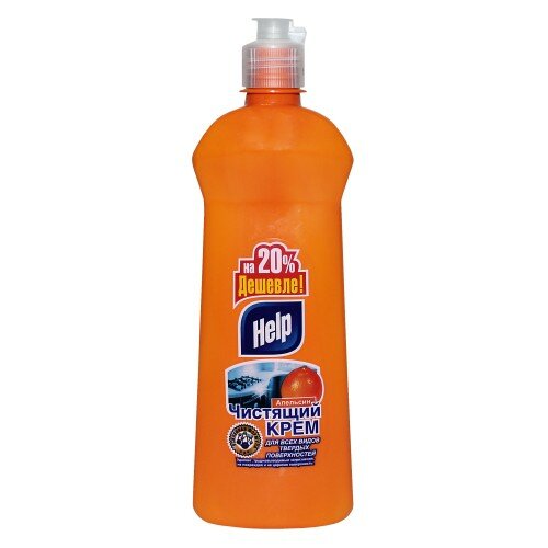 Чистящий крем "Help" Апельсин 600 г