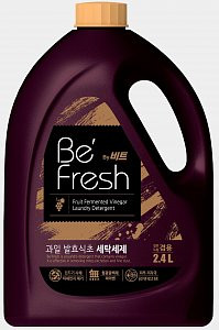 Гель для стирки концентрат "Be Fresh by Beat" виноградный уксус 2,4 л Гель для стирки концентрат "Be Fresh by Beat" виноградный уксус 2,4 л
