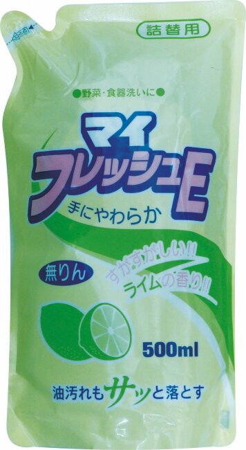Жидкость для мытья посуды "Fresh - свежий лайм", сменная упаковка, 500 мл Жидкость для мытья посуды "Fresh - свежий лайм", сменная упаковка, 500 мл