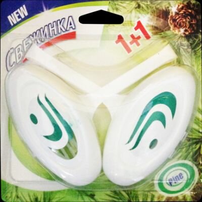 Освежитель 2 шт.- Блистер WC "Свежинка" лес 2х30 гр. Освежитель 2 шт.- Блистер WC "Свежинка" лес 2х30 гр.