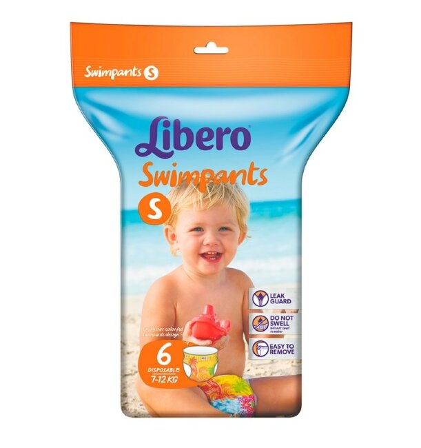 Libero Swimpants подгузники-трусики для плавания (7-12кг) 6шт Libero Swimpants подгузники-трусики для плавания (7-12кг) 6шт