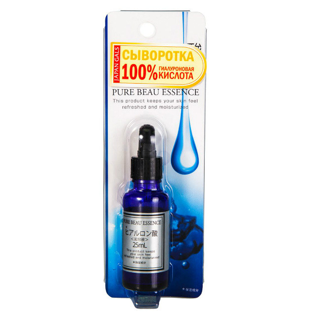JAPAN GALS Pure beau essence Сыворотка с гиалуроновой кислотой 25 мл JAPAN GALS Pure beau essence Сыворотка с гиалуроновой кислотой 25 мл
