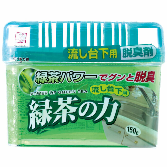 Дезодорант-поглотитель неприятных запахов под раковину с экстрактом зеленого чая, 150 г Дезодорант-поглотитель неприятных запахов под раковину с экстрактом зеленого чая, 150 г