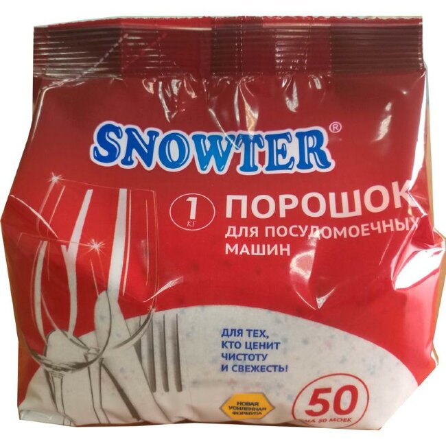 Snowter Порошок для ПММ 1кг пакет Snowter Порошок для ПММ 1кг пакет