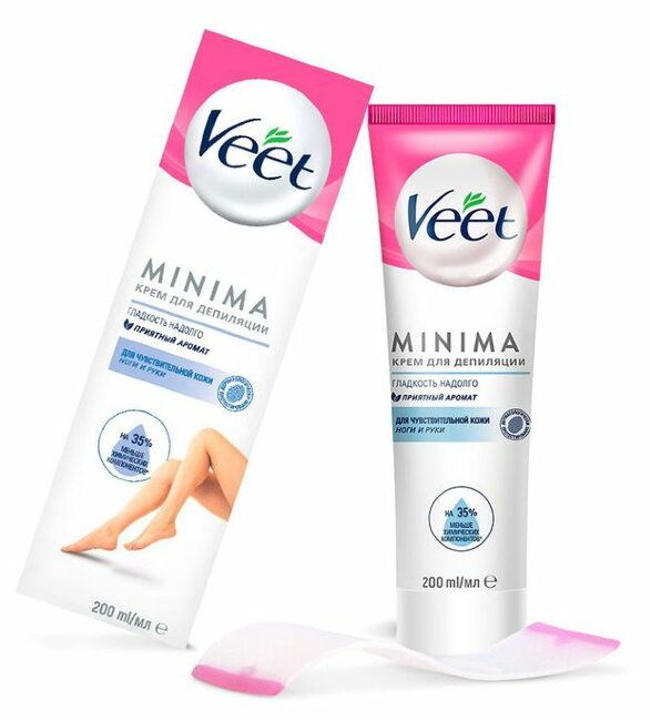 VEET Minima крем для депиляции для чувствительной кожи 200мл