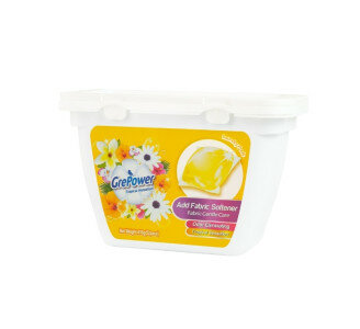 GrePower капсулы для стирки Тропический взрыв 52 капсулы, контейнер