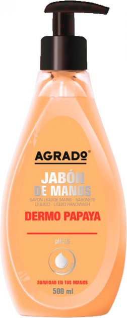AGRADO жидкое мыло для рук Папайя, 500мл AGRADO жидкое мыло для рук Папайя, 500мл
