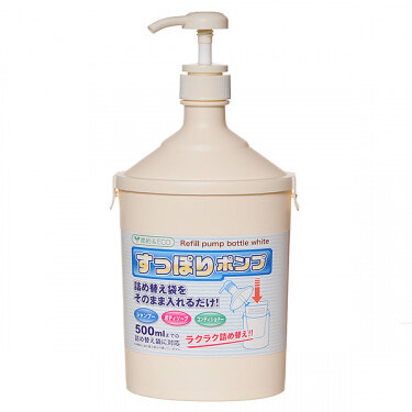 Емкость с помпой для жидких средств, 500 мл Емкость с помпой для жидких средств, 500 мл