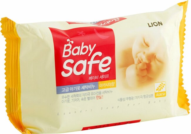 Мыло для стирки детских вещей с ароматом акации "Baby safe", 190г