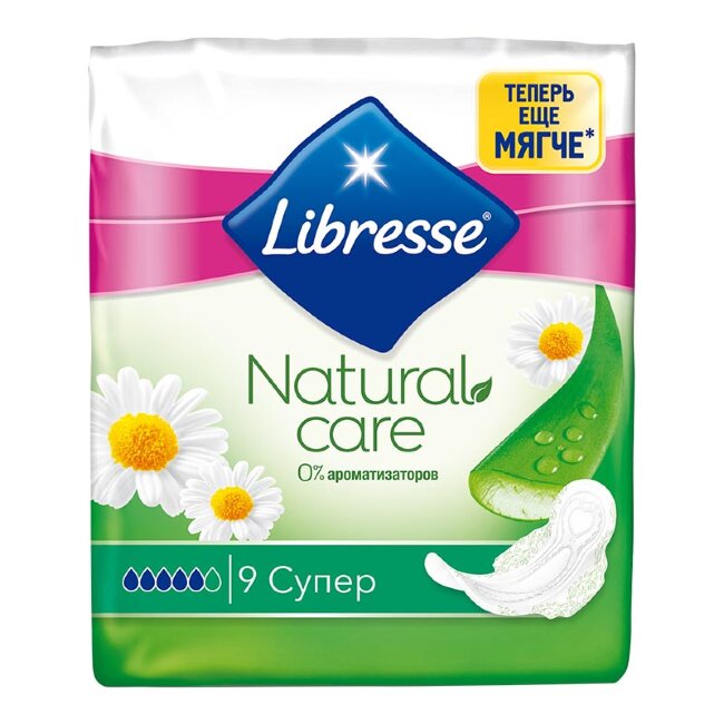 Libresse Natural Ultra Super Прокладки, 9 шт Libresse Natural Ultra Super Прокладки, 9 шт