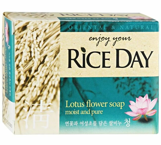 Мыло туалетное с экстрактом лотоса "Riceday" 100 г Мыло туалетное с экстрактом лотоса "Riceday" 100 г