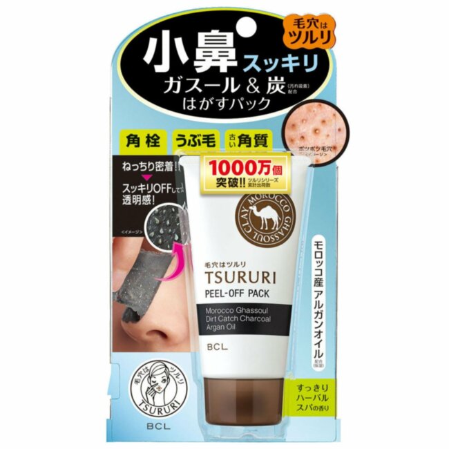TSURURI Special Care Маска-пленка против черных точек черная с марокканской вулканической глиной 55г TSURURI Special Care Маска-пленка против черных точек черная с марокканской вулканической глиной 55г