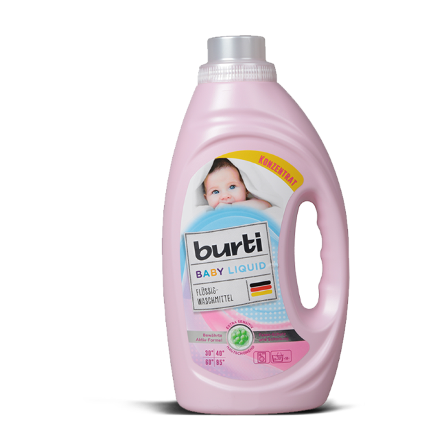 BURTI BABY Liquid Жидкое средство для стирки Детского белья 1,45 л BURTI BABY Liquid Жидкое средство для стирки Детского белья 1,45 л