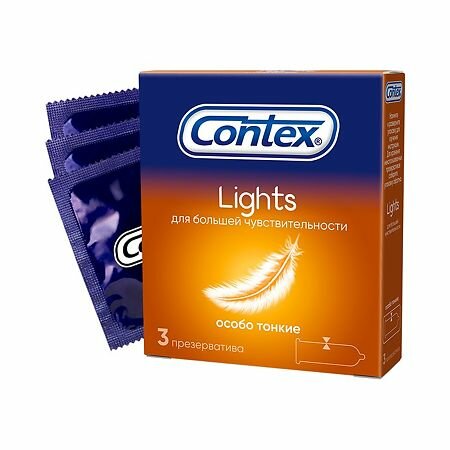 Купить Contex Light презервативы 3шт. по оптовой цене 167 ...
