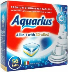 Aquarius Таблетки для ПММ All in 1 (mega) 56шт Aquarius Таблетки для ПММ All in 1 (mega) 56шт