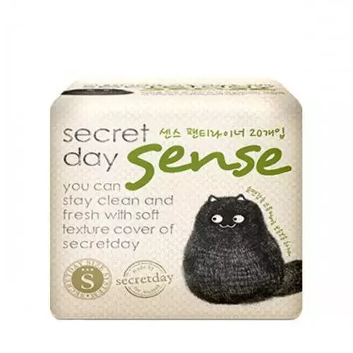 Ультратонкие дышащие ежедневные прокладки "Secretday", 20 шт.(15 cm) Sense Ультратонкие дышащие ежедневные прокладки "Secretday", 20 шт.(15 cm) Sense
