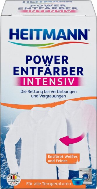 HEITMANN Средство для отбеливания случайно окрашенных тканей 250 г. HEITMANN Средство для отбеливания случайно окрашенных тканей 250 г.