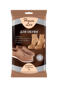 House Lux №15 влажные салфетки для обуви из замши, велюра, нубука