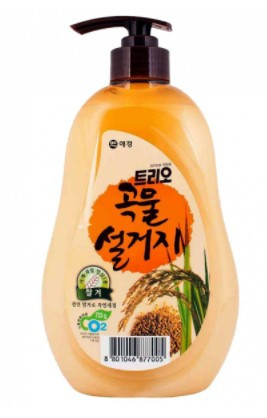 Kerasys Trio Средство для мытья посуды Рисовые отруби, 750мл Kerasys Trio Средство для мытья посуды Рисовые отруби, 750мл