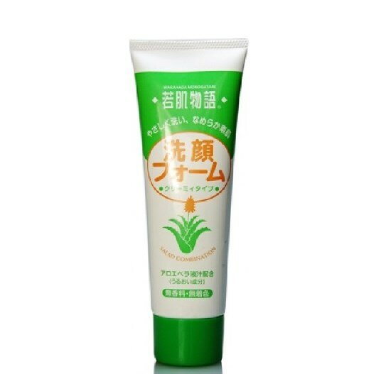 Пенка для умывания с экстрактом алоэ "Wakahada Monogatari", 50 г Пенка для умывания с экстрактом алоэ "Wakahada Monogatari", 50 г