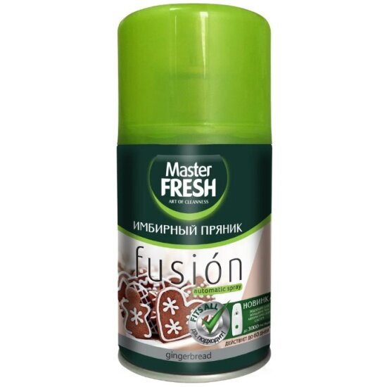 Master FRESH Освежитель воздуха сменный баллон Имбирный пряник 250 мл Master FRESH Освежитель воздуха сменный баллон Имбирный пряник 250 мл