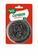 МЖ Скребок нержавеющий металлический большой 1шт