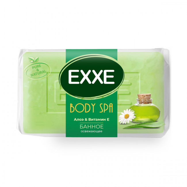 мыло EXXE BODY SPA БАННОЕ "Алоэ & витамин Е" 1шт*160г (ЗЕЛЕНОЕ) мыло EXXE BODY SPA БАННОЕ "Алоэ & витамин Е" 1шт*160г (ЗЕЛЕНОЕ)