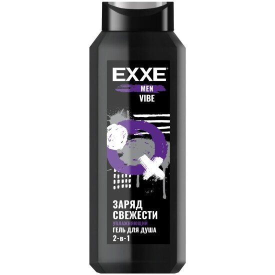 EXXE Гель для душа Men Vibe 2в1 Увлажняющий, 400 мл EXXE Гель для душа Men Vibe 2в1 Увлажняющий, 400 мл