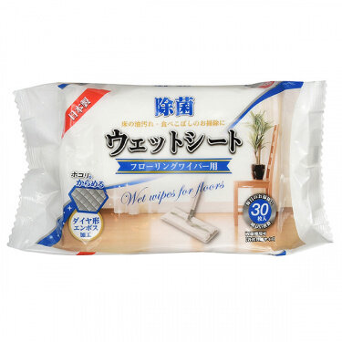 Салфетки влажные для мытья пола, 30 шт