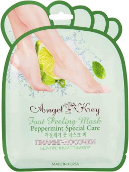 Пилинг-носочки с экстрактом мяты "Angel Key" 40г