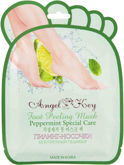 Пилинг-носочки с экстрактом мяты "Angel Key" 40г