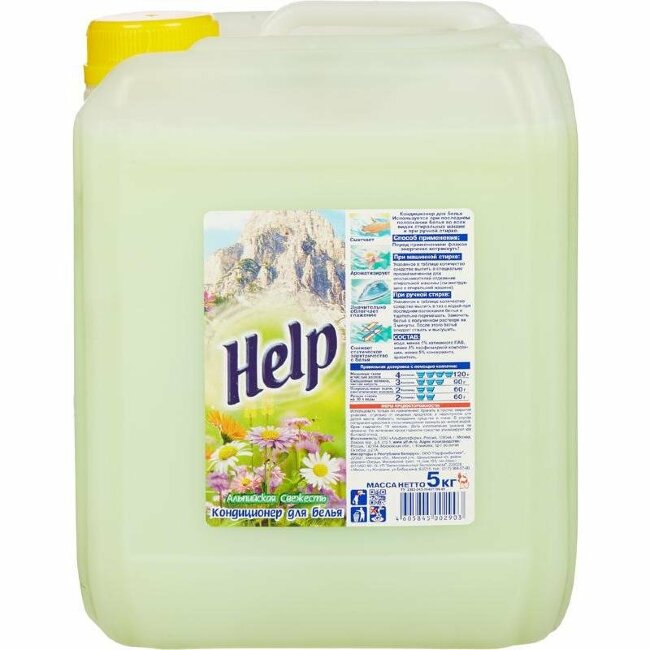 Кондиционер для белья "Help" Альпийская свежесть 5 кг