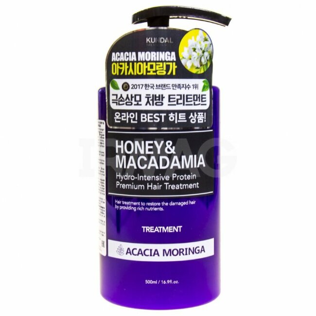Безсульфатный кондиционер для волос "Kundal Honey & Macadamia Hair Treatment" Благоухающая Акация (ACACIA MORINGA) - 500мл Безсульфатный кондиционер для волос "Kundal Honey & Macadamia Hair Treatment" Благоухающая Акация (ACACIA MORINGA) - 500мл
