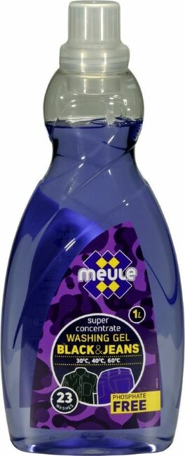 Meule Gel Black & Jeans Концентрированный  гель для стирки темных тканей и джинсовой одежды 1л (23 стирки)