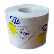 Туалетная бумага JOY серая 1-слойный (1 рулон) втулка 54м