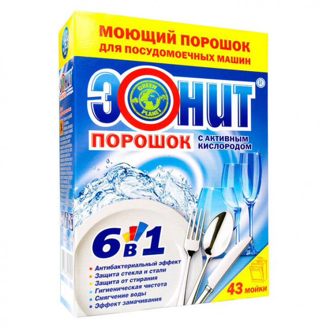 ЭОНИТ Порошок "6 в 1" для ПММ 1,3КГ (43 мойки) ЭОНИТ Порошок "6 в 1" для ПММ 1,3КГ (43 мойки)