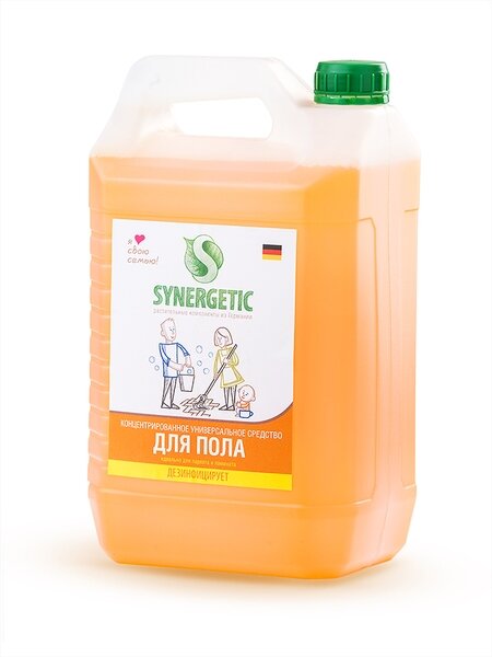 Synergetic биоразлагаемое средство для мытья пола и стен 5л Synergetic биоразлагаемое средство для мытья пола и стен 5л